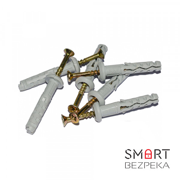 Дюбелі швидкого монтажу 6 x 40 мм гриб (100 шт/уп)