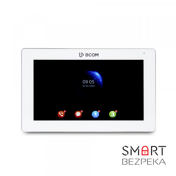 Wi-Fi відеодомофон 7" BCOM BD-770FHD/T White з підтримкою Tuya Smart