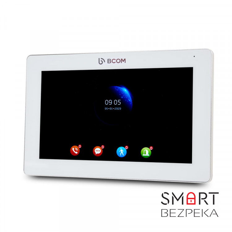 Wi-Fi видеодомофон 7" BCOM BD-770FHD/T White с поддержкой Tuya Smart