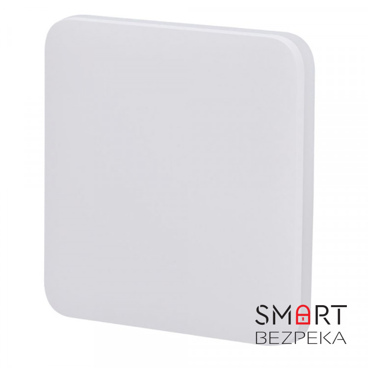 Кнопка Ajax SoloButton (1-gang/2-way) white для одноклавишного или проходного выключателя