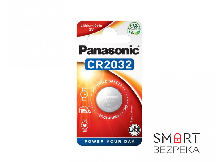 Батарейка Panasonic литиевая CR2032 блистер, 1 шт.