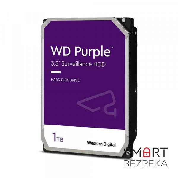 Жорсткий диск 1TB Western Digital Purple WD11PURZ для відеоспостереження
