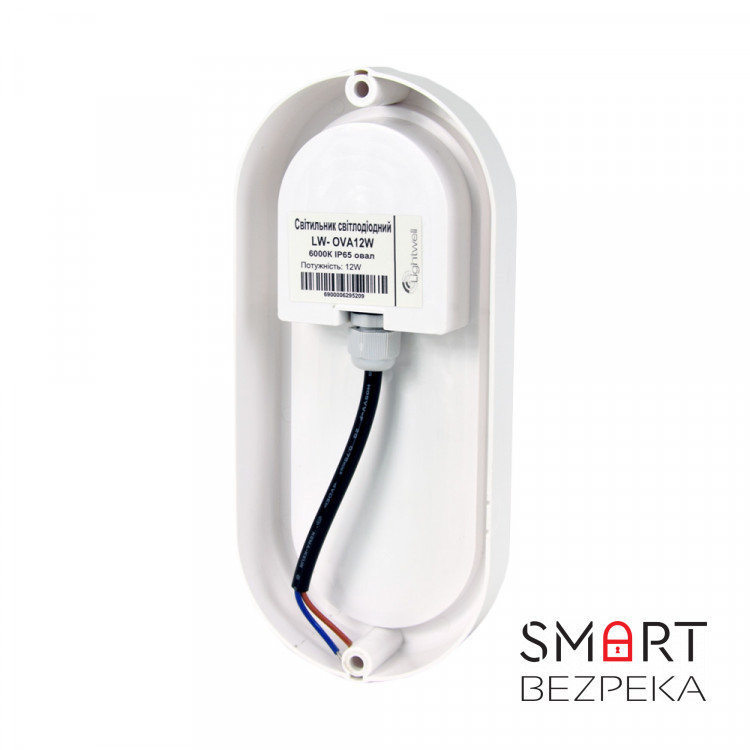 Світильник світлодіодний Lightwell LW-OVA12W 12Вт 6000К IP65