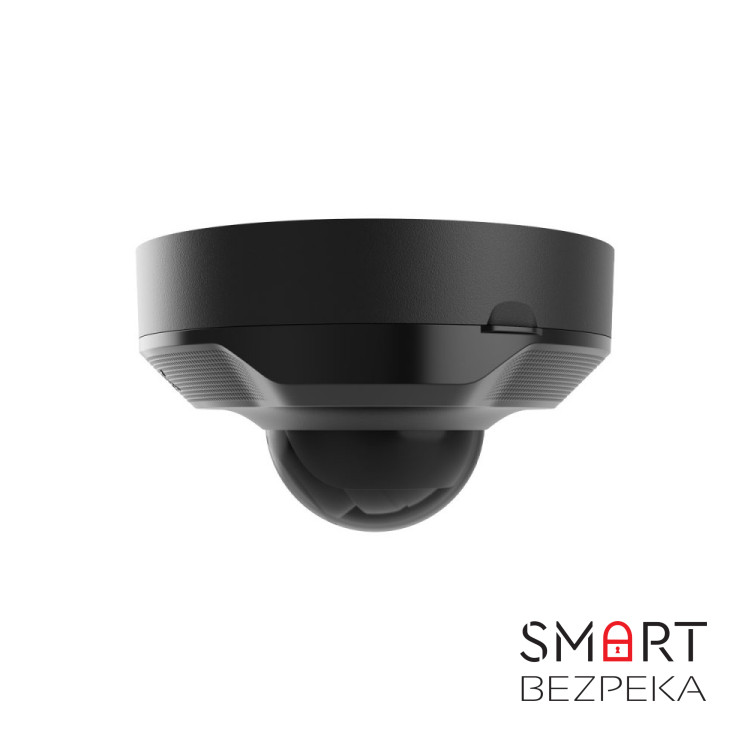IP-видеокамера Ajax DomeCam Mini (5 Мп/2.8 мм) black, проводная с разрешением 5 Мп и углом обзора до 110°