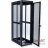 Шафа серверна CMS 33U 610 х 865 UA-MGSE3368MPB посилена з перфорованими дверима для мережевого обладнання