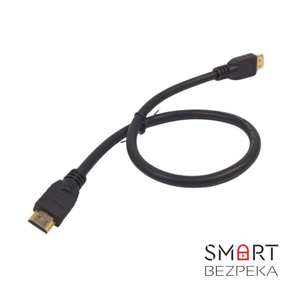 Кабель HDMI A-A v2.0 0.5m для систем відеоспостереження