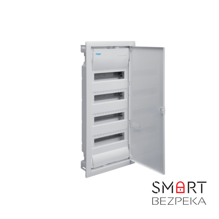 Щит на 48 модулів Hager VOLTA VU48UA внутрішній з металевими дверима