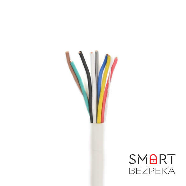 Комплект: Кабель 8*0.22U (биметалл) бухта 100м + Гофротруба 220 TM Standart D 20 мм (100 м) cерая + Клипса для гофры 20 мм (50 шт/уп) серая