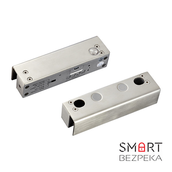 Замок ригеля YB-500U (LED) на скляні двері без рами