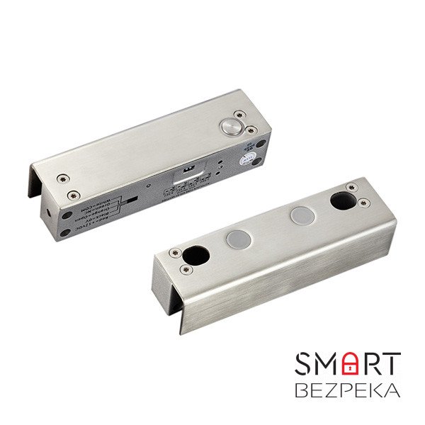 Ригельный замок YB-500U(LED) на стеклянную дверь без рамы