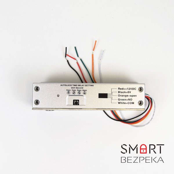 Ригельный замок YB-500U(LED) на стеклянную дверь без рамы