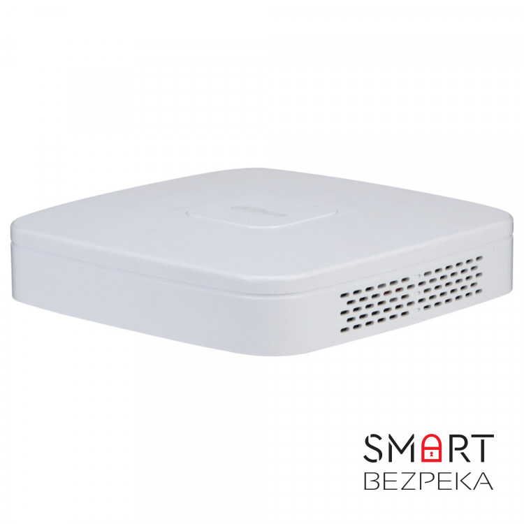 IP-відеореєстратор 8-канальний Dahua DHI-NVR2108-I2 з AI функціями для систем відеонагляду