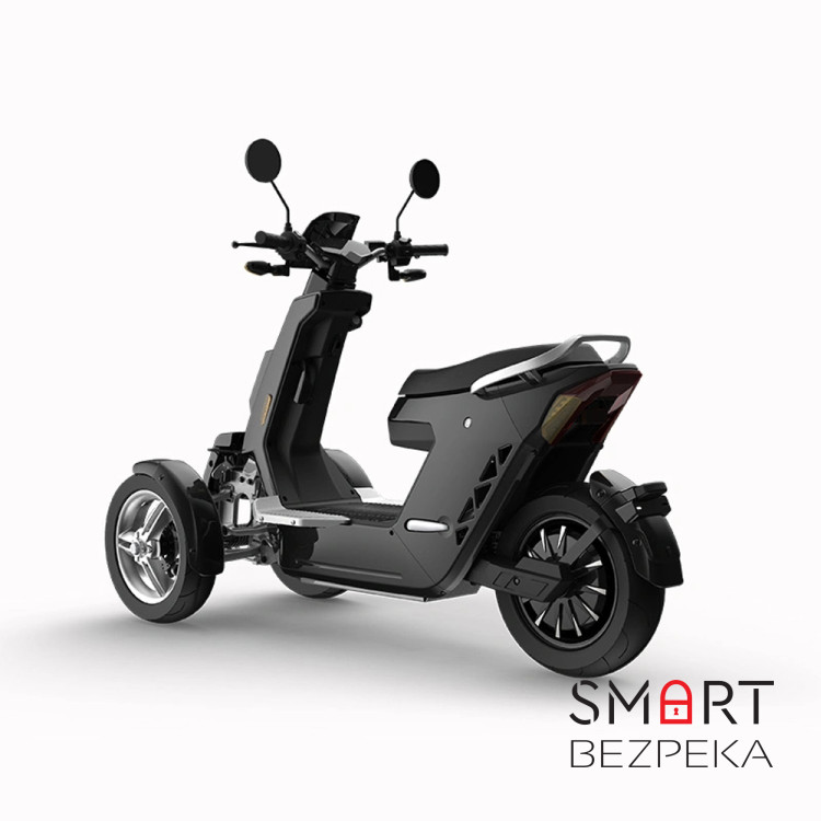 Электроскутер V28 3000W 72V 40Ah трехколесный
