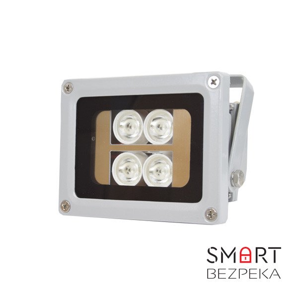 Комплект: IP-відеокамера 2 Мп Hikvision DS-2CD1023G2-IUF (2.8 мм) з вбудованим мікрофоном + ІЧ-прожектор Lightwell LW4-40IR60-12