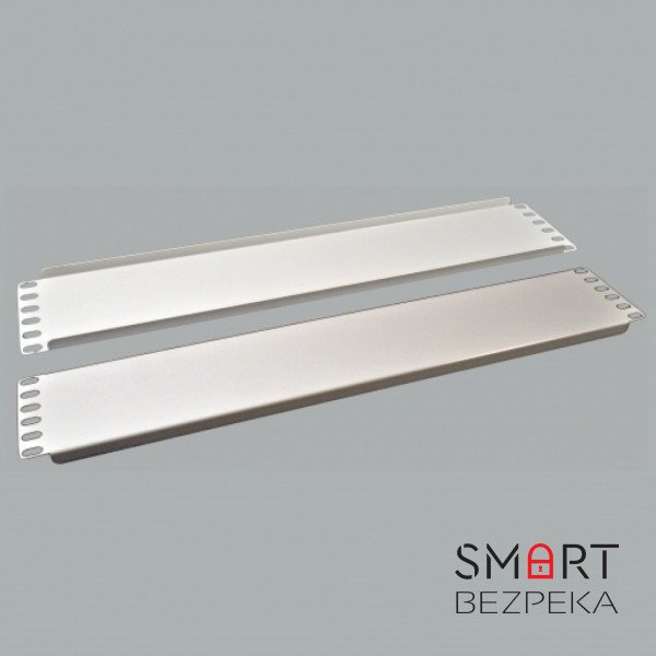 Заглушка CMS UA-BP2U-Gr 2U для серверної шафи сіра