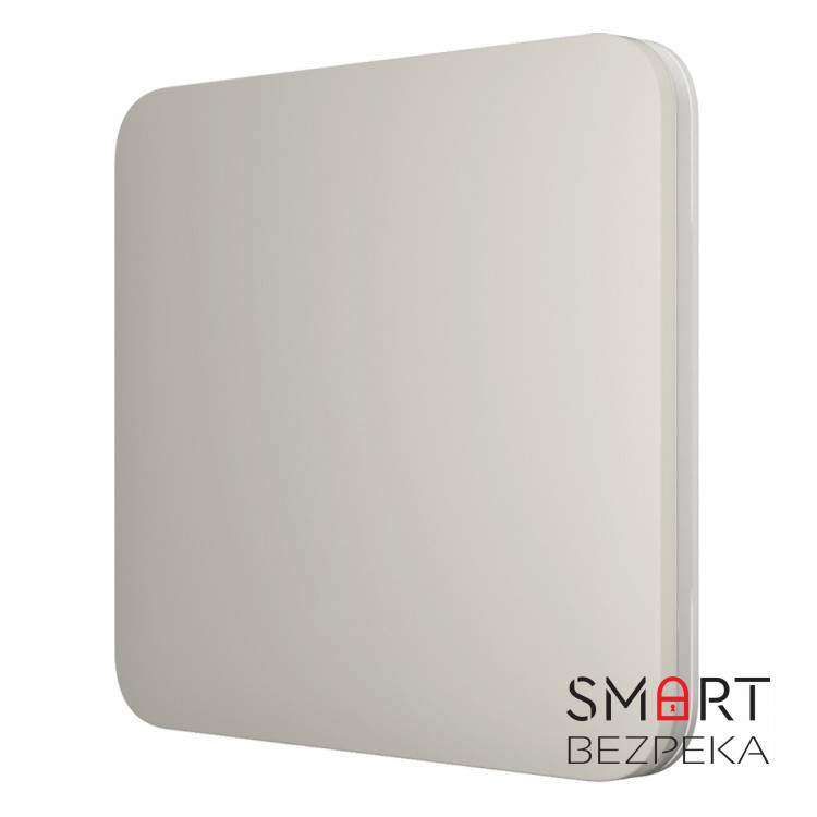 Кнопка Ajax SoloButton (1-gang/2-way) oyster для одноклавишного или проходного выключателя