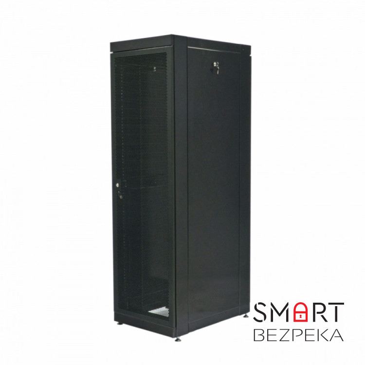 Шкаф серверный CMS 42U 610 х 865 UA-MGSE4268MPB усиленный с перфорированной дверью для сетевого оборудования