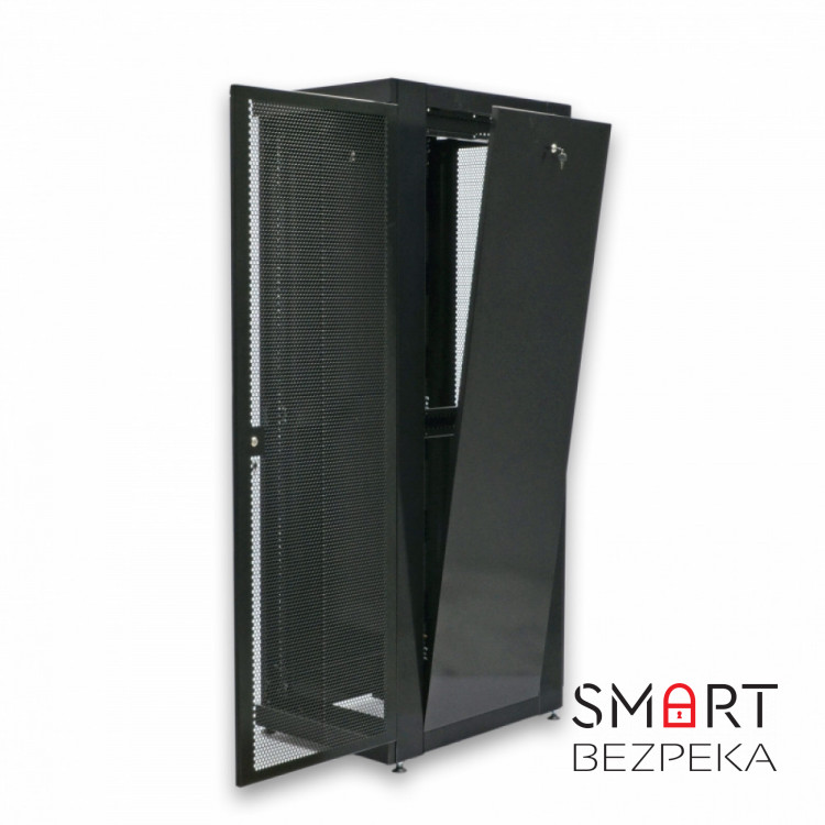 Шкаф серверный CMS 42U 610 х 865 UA-MGSE4268MPB усиленный с перфорированной дверью для сетевого оборудования