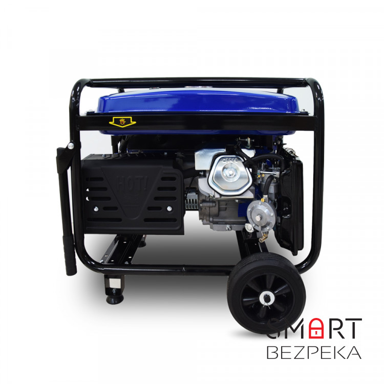 Бензиновий + газовий генератор BISON BS6500LE максимальна потужність 5 кВт / 5.5 кВт