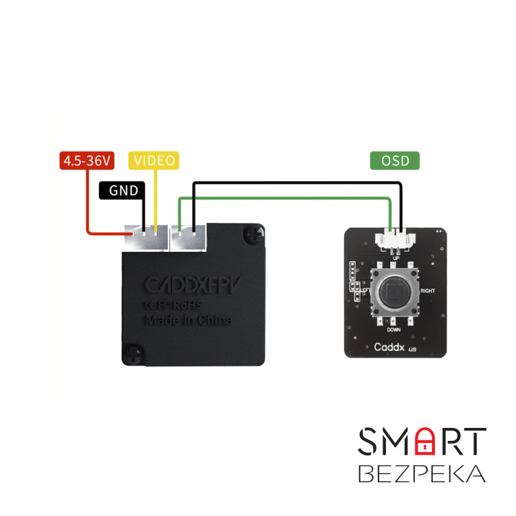 Камера для FPV CADDX Ratel 2 1/1.8" 1200TVL L2.1 black