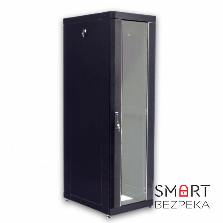 Шафа серверна CMS 42U 610 х 865 UA-MGSE4268MB посилена для мережевого обладнання