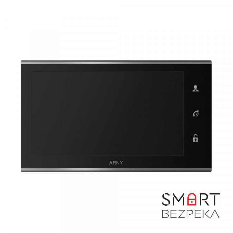 Відеодомофон 7" Arny AVD-730 (2Mpx) black IPS з детектором руху і записом відео