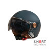Мотошлем открытый Beon B-120 26 MATT GREY (матовый серый), размер XL