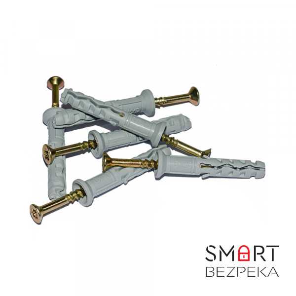 Дюбелі швидкого монтажу 6 x 60 мм потай (100 шт/уп)
