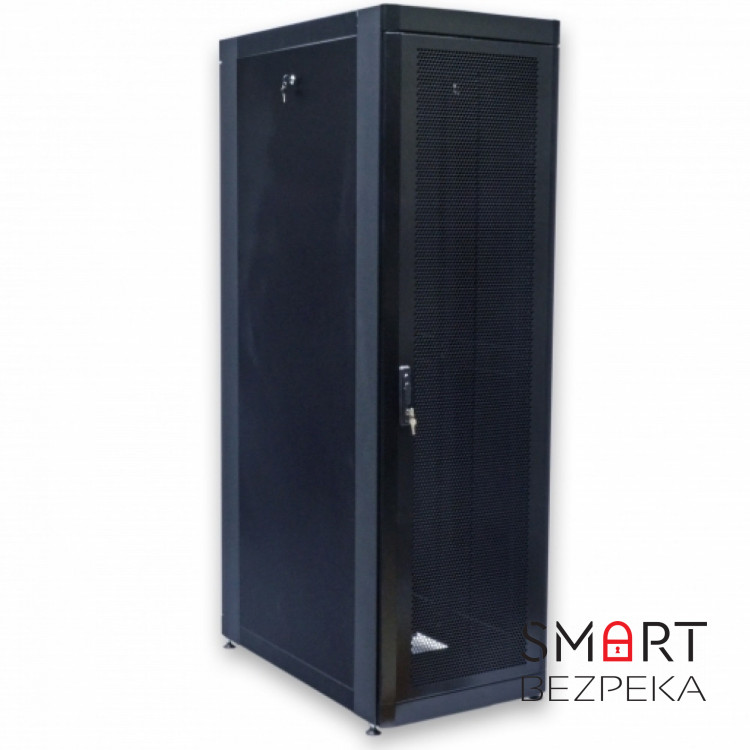 Шкаф серверный CMS 42U 610 х 1055 UA-MGSE42610MPB усиленный с перфорированной дверью для сетевого оборудования