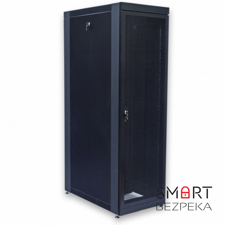 Шкаф серверный CMS 42U 610 х 1055 UA-MGSE42610MPB усиленный с перфорированной дверью для сетевого оборудования