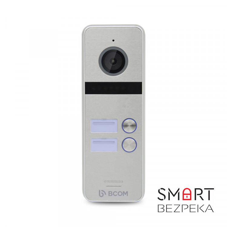 Відеопанель BCOM BT-402HD Silver на 2 абоненти