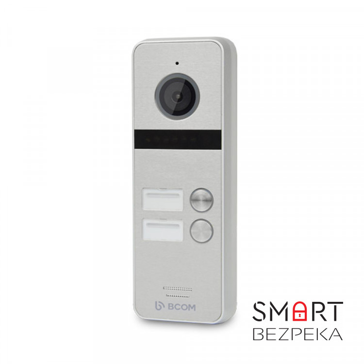 Відеопанель BCOM BT-402HD Silver на 2 абоненти