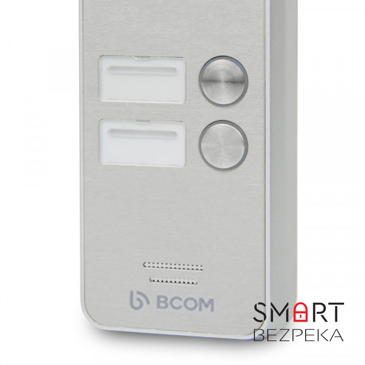 Відеопанель BCOM BT-402HD Silver на 2 абоненти