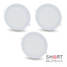 Комплект из 3-х светильников светодиодных LIGHTWELL LW-R-RCD-18 18 W круг встроенный