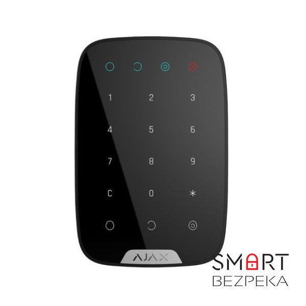 Бездротова сенсорна клавіатура Ajax Keypad black