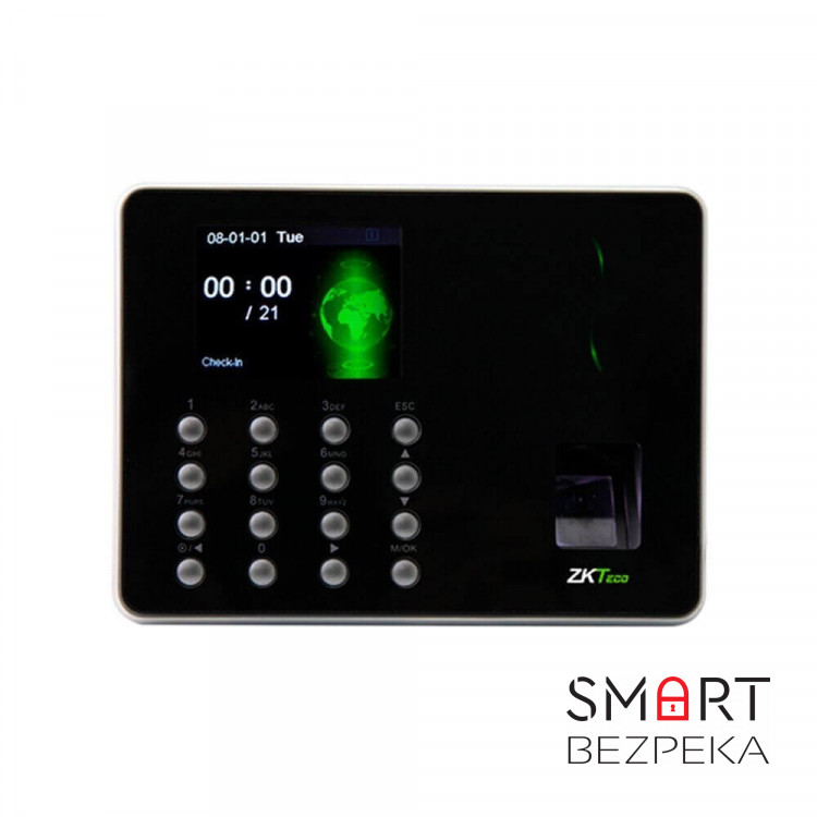 Біометричний термінал ZKTeco WL30 black з Wi-Fi зі зчитувачем відбитка пальця