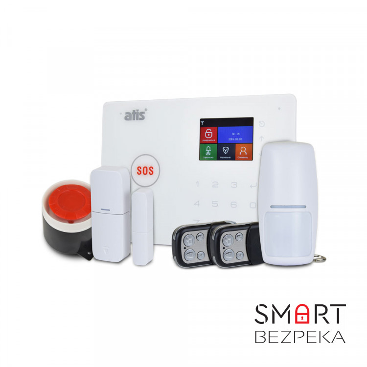 Комплект беспроводной GSM и Wi-Fi сигнализации ATIS Kit GSM+WiFi 130T с поддержкой приложения Tuya Smart