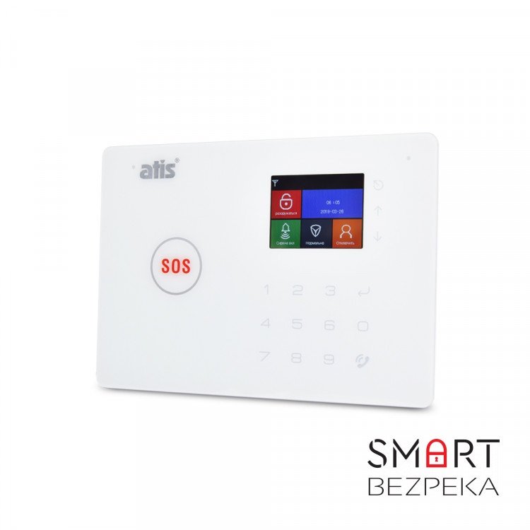 Комплект бездротової GSM і Wi-Fi сигналізації ATIS Kit GSM+WiFi 130T з підтримкою застосунку Tuya Smart