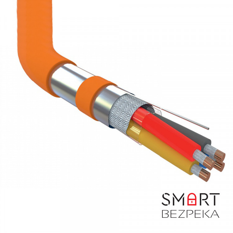 Вогнестійкий кабель УкрПожКабель JE-H(St)H FE180 / E90 2x2x0,8 (1 метр)