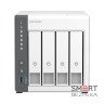 Система хранения данных QNAP TS-433-4G с 4 отсеками для дисков, 4 ГБ DDR4, настольное исполнение