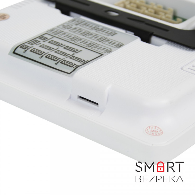 Комплект Wi-Fi відеодомофонa 7" BCOM BD-760FHD/T White з підтримкою Tuya Smart + BT-400FHD Silver