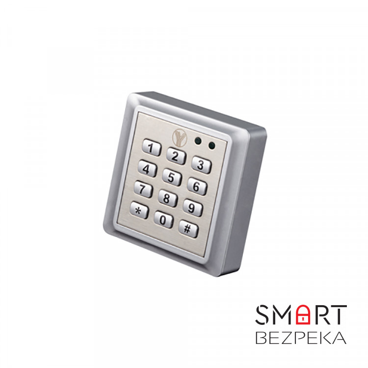 Автономний аналоговий термінал Yli Electronic YK-668 із кодовою клавіатурою та вбудованим зчитувачем EM-Marine  