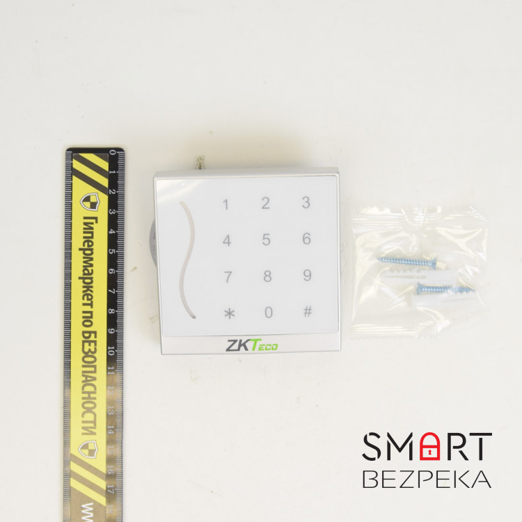 Считыватель Mifare с клавиатурой ZKTeco ProID30WM RS влагозащищенный
