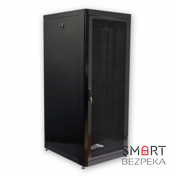 Шафа серверна CMS 42U 800 х 1055 UA-MGSE42810PB з перфорованими дверима для мережевого обладнання