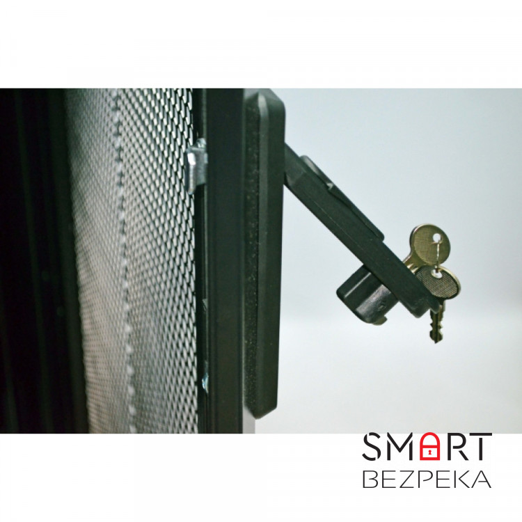 Шафа серверна CMS 42U 800 х 1055 UA-MGSE42810PB з перфорованими дверима для мережевого обладнання