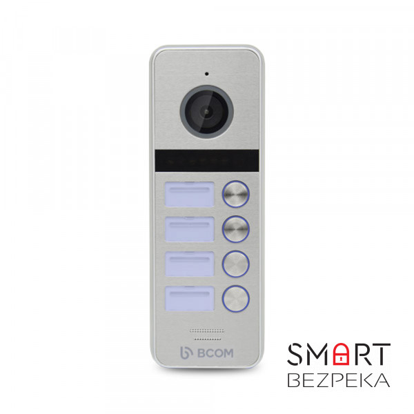 Відеопанель BCOM BT-404HD Silver на 4 абоненти