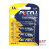 Комплект з 20 батарейок PKCELL Extra Heavy Duty AA R6P 1.5V по 4шт/блістер