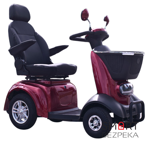 Электроскутер SPRITE-2 (SCE-340-2) red 500W 48V 20Ah для пожилых людей и людей с ограниченными возможностями