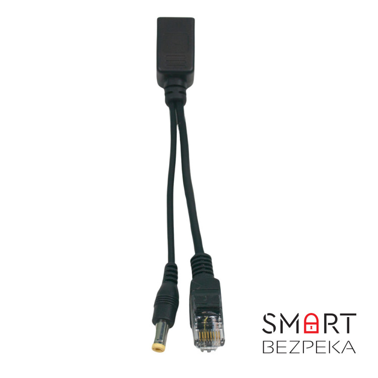 Passive PoE перехідник IP+DC - Extender over UTP, not Waterproof