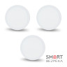 Комплект из 3-х светильников светодиодных LIGHTWELL LW-R-SFR-18 18 W круг накладной